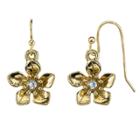 1928 Simulated Crystal Flower Drop Earrings, Women's