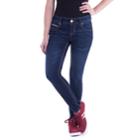 Juniors' Amethyst Curvy Skinny Jeans, Teens, Size: 11, Dark Blue