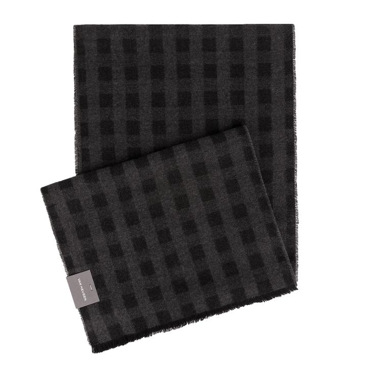 Men's Van Heusen Checked Scarf, Black