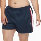Plus Size Fila Sport&reg; Heritage Track Shorts, Women's, Size: 1xl, Blue (navy)