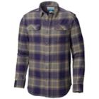 Men's Columbia Washington Huskies Flannel Shirt, Size: Medium, Lt Purple