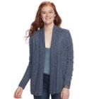 Juniors' Pink Republic Open Front Cardigan, Teens, Size: Medium, Blue Other