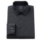 Men's Apt. 9&reg; Premier Flex Extra-slim Fit Flex Collar Dress Shirt, Size: 15.5-34/35, Black