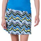 Women's Soybu Flirt Skater Skirt, Size: Large, Blue Other
