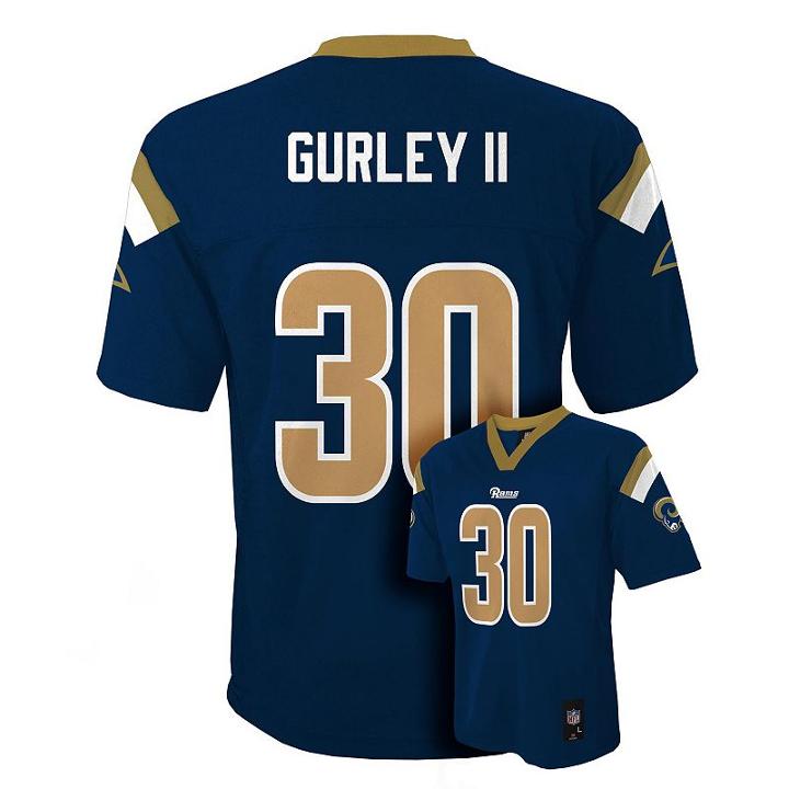 Boys 8-20 Los Angeles Rams Todd Gurley Nfl Replica Jersey, Boy's, Size: Xl(18/20), Blue (navy)