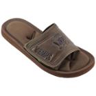 Men's Maryland Terrapins Memory Foam Slide Sandals, Size: Medium, Brown