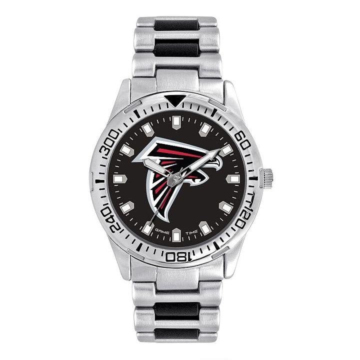 Men's Game Time Atlanta Falcons Heavy Hitter Watch, Silver