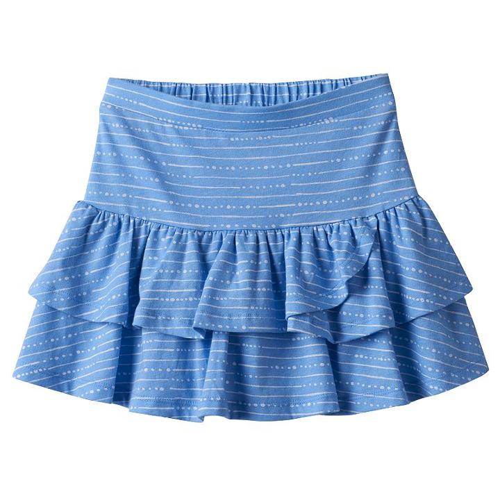 Girls 4-10 Jumping Beans&reg; Dolphin Hem Tiered Skort, Girl's, Size: 10, Blue (navy)