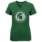 Girls 7-16 Michigan State Spartans Team Medallion Tee, Girl's, Size: S(7-8), Multicolor