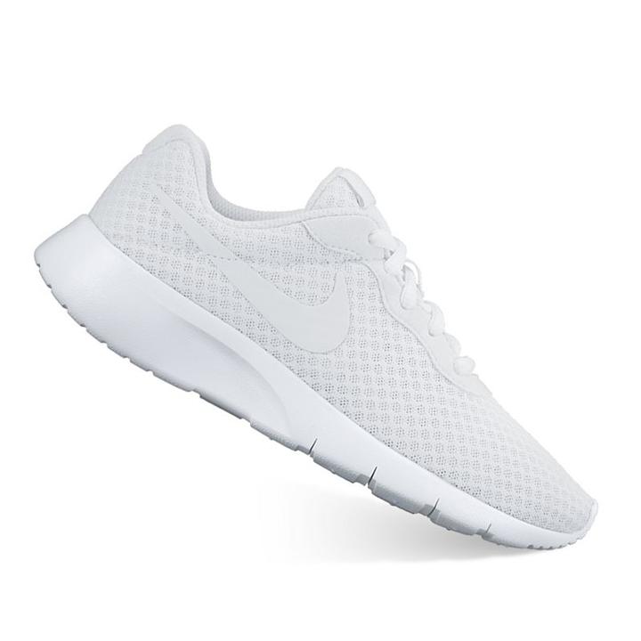 Nike Tanjun Grade School Girls' Shoes, Girl's, Size: 4, White Oth