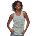 Juniors' Harry Potter I Solemnly Swear Graphic Tank, Teens, Size: Large, Brt Green