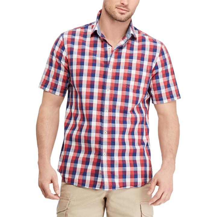 Big & Tall Chaps Regular-fit Button-down Shirt, Men's, Size: Xxl Tall, Red