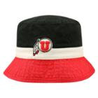 Top Of The World, Adult Utah Utes Trifecta Bucket Hat, Black