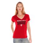 Women's Indiana Hoosiers Fair Catch Tee, Size: Large, Red