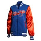 Women's Franchise Club Boise State Broncos Sweetheart Varsity Jacket, Size: Large, Blue
