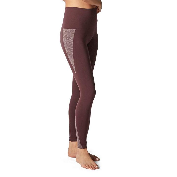 Assets Red Hot Label By Spanx Heather Pop Seamless Leggings, Women's, Size: Small, Med Red
