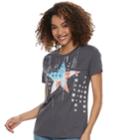 Women's Sonoma Goods For Life&trade; Essential Graphic Crewneck Tee, Size: Medium, Light Grey