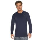Men's Nike Dri-fit Base Layer Fitted Cool Top, Size: Large, Light Blue