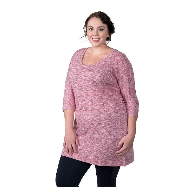 Plus Size Soybu Rosa Tunic Dress, Women's, Size: 2xl, Med Red