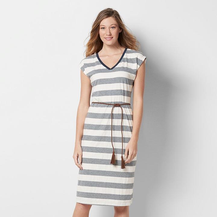 Women's Sonoma Goods For Life&trade; T-shirt Dress, Size: Small, Med Grey