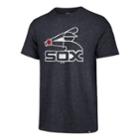 Men's '47 Brand Chicago White Sox Throwback Tee, Size: Small, Blue (navy)