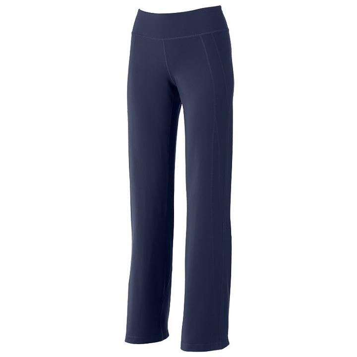 Women's Tek Gear&reg; Core Essentials Shapewear Fit & Flare Yoga Pants, Size: Xs, Blue