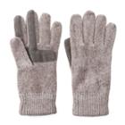 Women's Isotoner Chenille Tech Gloves, Silver
