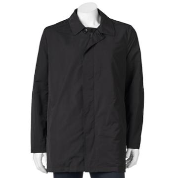 Men's Nick Dunn Modern-fit Rain Jacket, Size: Small, Black