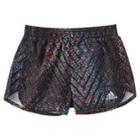 Girls 4-6x Adidas Breakaway Printed Athletic Shorts With Briefs, Size: 5, Blkdot Prt