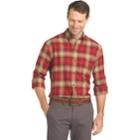 Men's Arrow Saranac Regular-fit Plaid Flannel Button-down Shirt, Size: Small, Red Other
