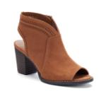 Sonoma Goods For Life&trade; Thelma Women's Peep Toe Ankle Boots, Size: 8.5, Red/coppr (rust/coppr)