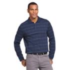 Men's Van Heusen Flex Classic-fit Windowpane Polo, Size: Small, Med Blue