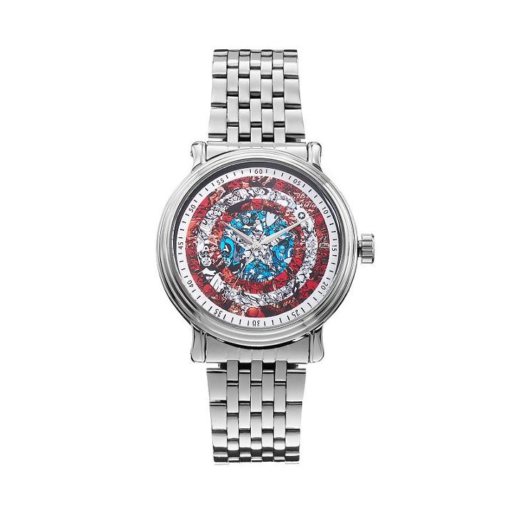 Marvel Comics Captain America Men's Watch, Grey