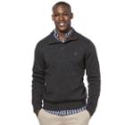 Men's Chaps Classic-fit Mockneck Twist Sweater, Size: Xxl, Black
