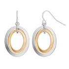 Chaps Concentric Oval Nickel Free Drop Earrings, Women's, Ovrfl Oth
