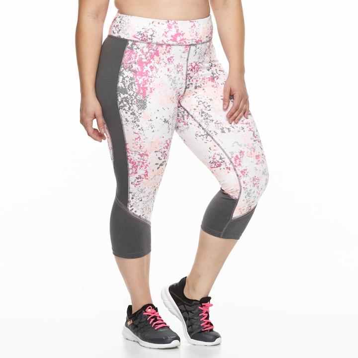 Plus Size Tek Gear&reg; Performance Capris, Women's, Size: 3xl, Light Pink