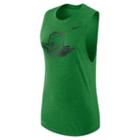Women's Nike Oregon Ducks Dri-fit Muscle Tee, Size: Small, Green