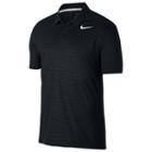 Men's Nike Essential Regular-fit Dri-fit Embossed Performance Golf Polo, Size: Medium, Grey (charcoal)