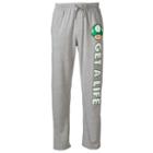 Men's Super Mario Bros. Get A Life Lounge Pants, Size: Medium, Dark Grey