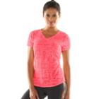 Women's Tek Gear&reg; Burnout Yoga Tee, Size: Large, Brt Pink