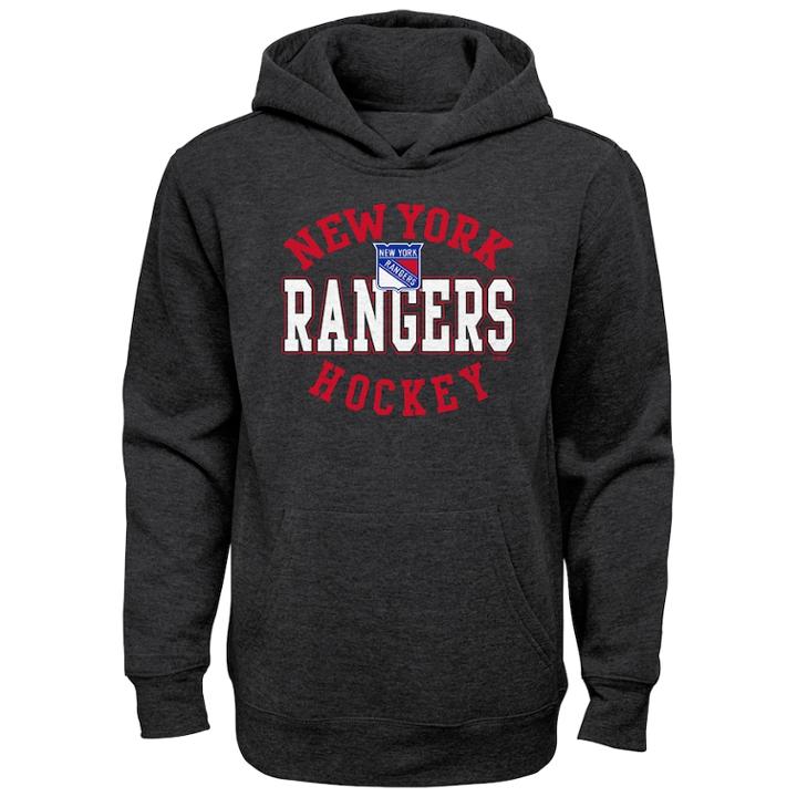 Boys 8-20 New York Rangers Promo Hoodie, Size: M 10-12, Grey (charcoal)