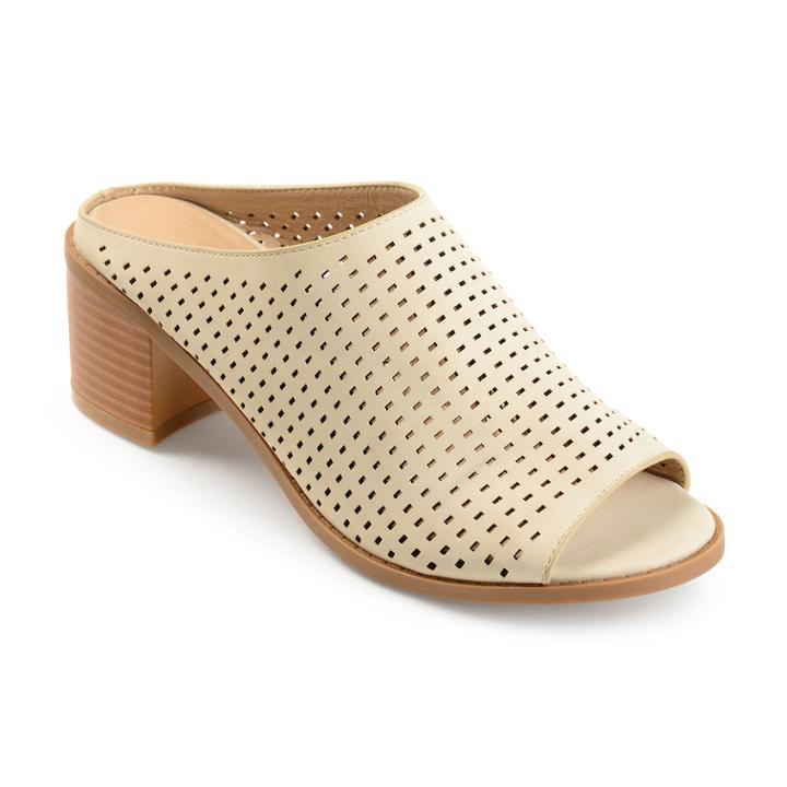Journee Collection Ziff Women's Mules, Size: Medium (10), Lt Beige