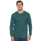 Men's Sonoma Goods For Life&trade; Modern-fit Flexwear Henley, Size: 2xb, Dark Blue