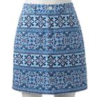 Women's Croft & Barrow&reg; Essential Twill Skort, Size: 4, Turquoise/blue (turq/aqua)