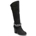 Two Lips Too Too Lean Women's Knee High Boots, Size: Medium (8), Black