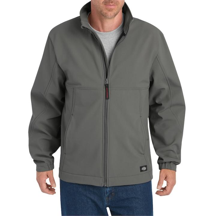 Men's Dickies Flex Softshell Jacket, Size: Xxl, Silver