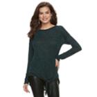 Women's Rock & Republic&reg; Tie-front Tunic, Size: Xl, Dark Blue