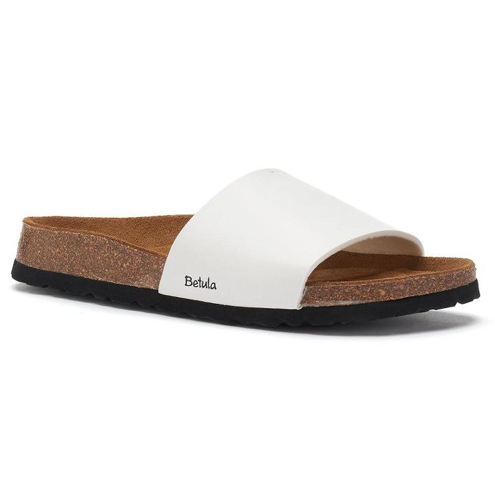 Betula Reggae Women's Slide Sandals, Size: Medium (8), White