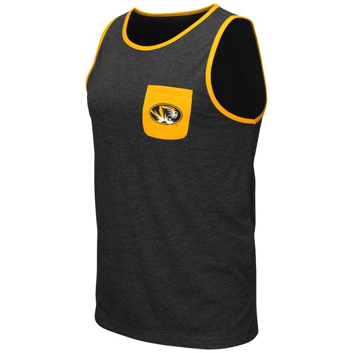Men's Colosseum Missouri Tigers Tank Top, Size: Large, Black