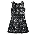 Girls 7-16 Iz Amy Byer Cutout Skater Dress, Girl's, Size: 7, Black